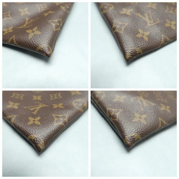 Louis Vuitton Tuileries Brown Monogram Canvas Clutch Bag 615-010225 - Picture 6 of 11
